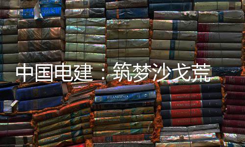 梦沙电建电兴中国筑戈荒 绿伟业